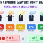 2 in 5 Aspiring Lawyers Aren’t Comfortable Sharing Mental Health Details With AI