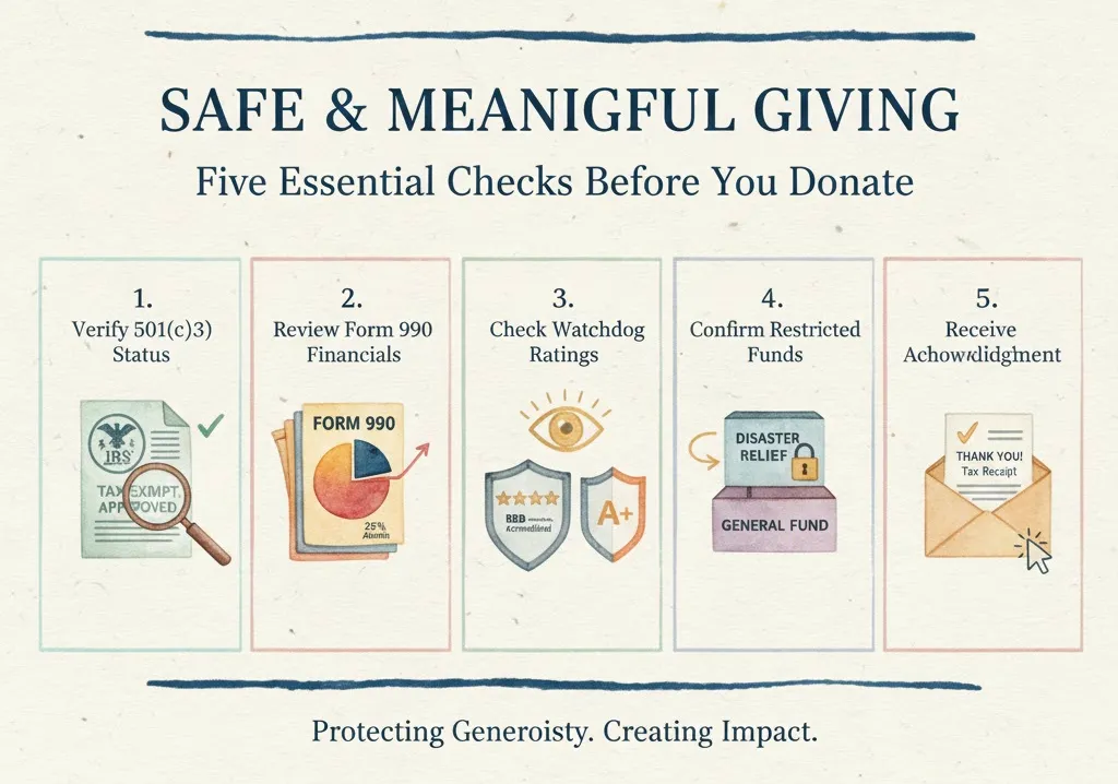 5 Smart Ways to Ensure Your Donations Are Safe and Legitimate
