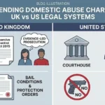 How UK and US Legal Systems Compare - Domestic Abuse Charges