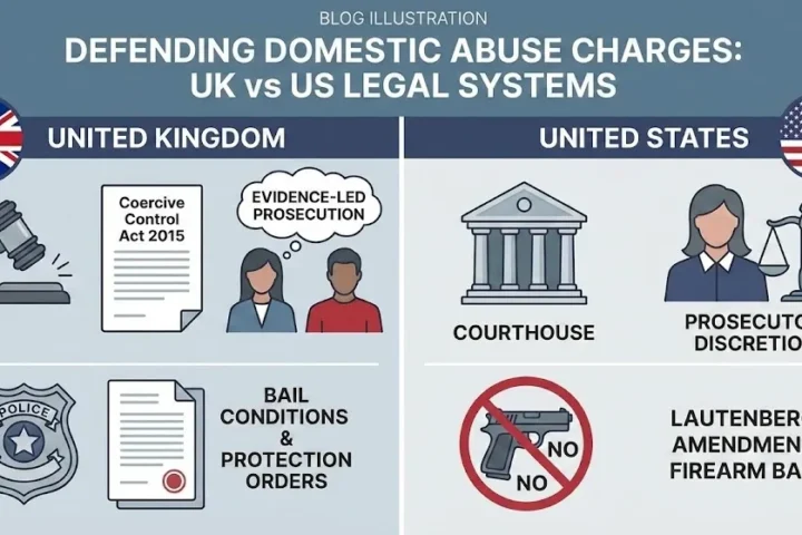 How UK and US Legal Systems Compare - Domestic Abuse Charges
