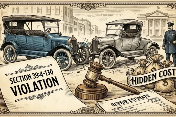 Section 394-130 Violations Why That Minor Fender Bender Could Cost You Big