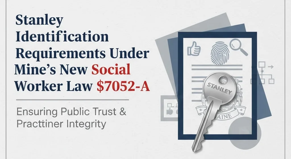 Stanley Identification Requirements Under Maine's New Social Worker Law §7052-A