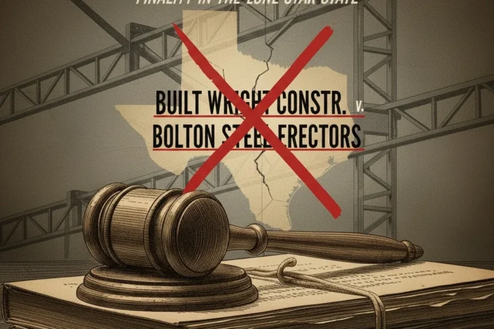 Texas Built Construction Lawsuit Shows Why Appeals Don't Work in Arbitration
