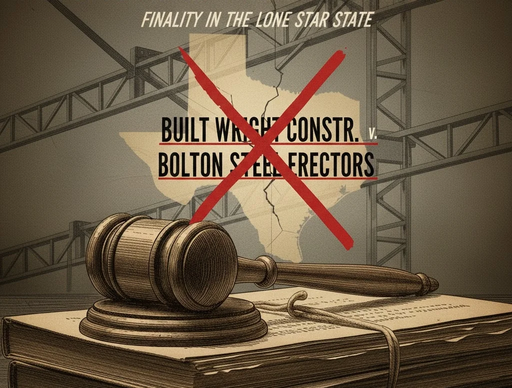 Texas Built Construction Lawsuit Shows Why Appeals Don't Work in Arbitration