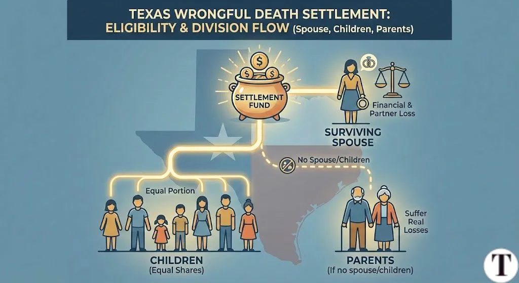 How to Divide a Wrongful Death Settlement in Texas