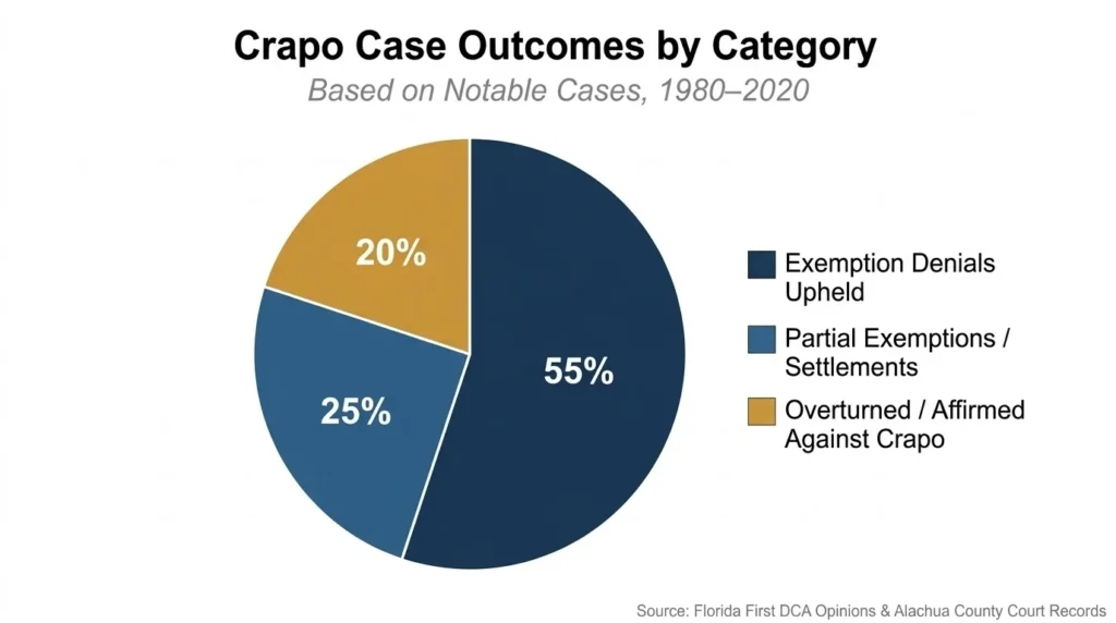 Crapo Case Outcomes by Category