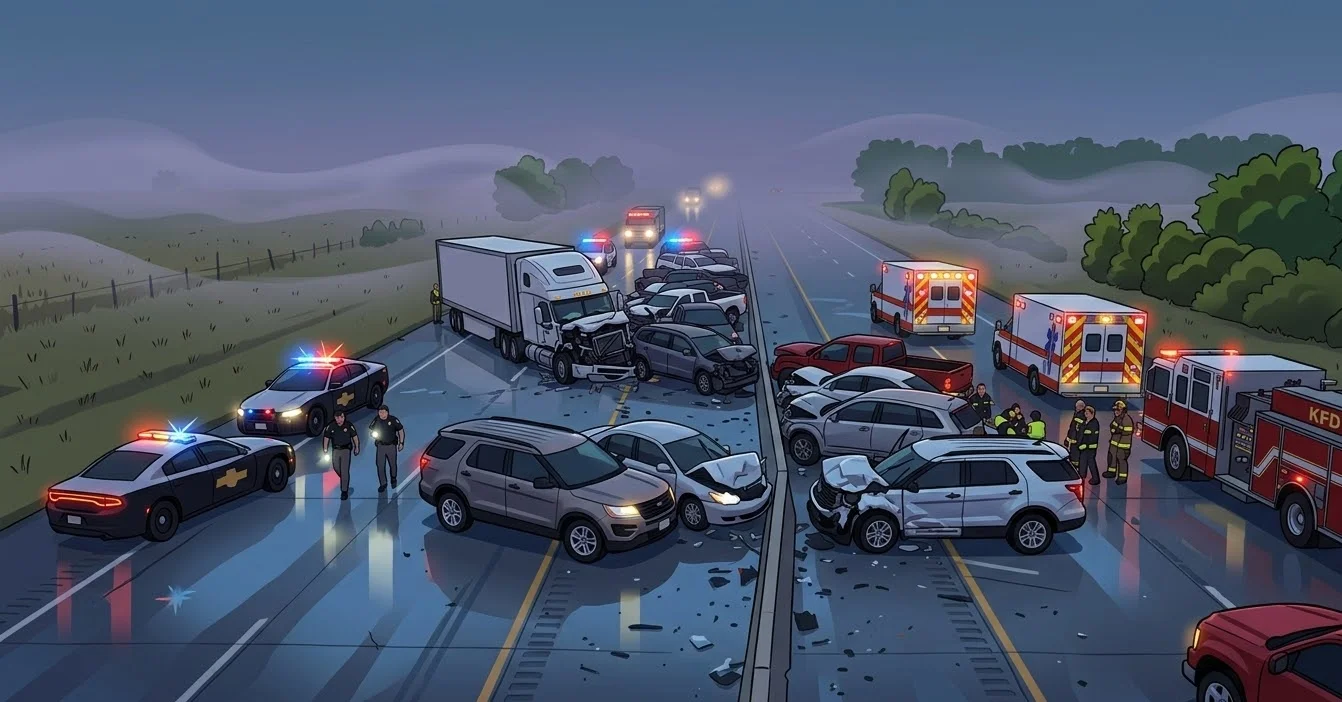 Liability in 2026 Multi-Vehicle Highway Accidents Under Kansas Law