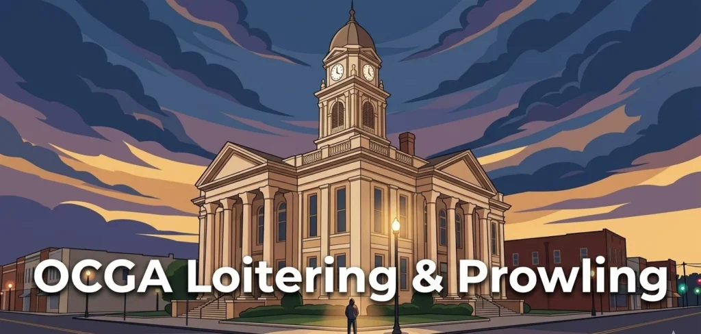 OCGA Loitering and Prowling — You Can Be Arrested Without Committing a "Real" Crime