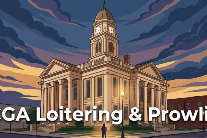 OCGA Loitering and Prowling — You Can Be Arrested Without Committing a "Real" Crime