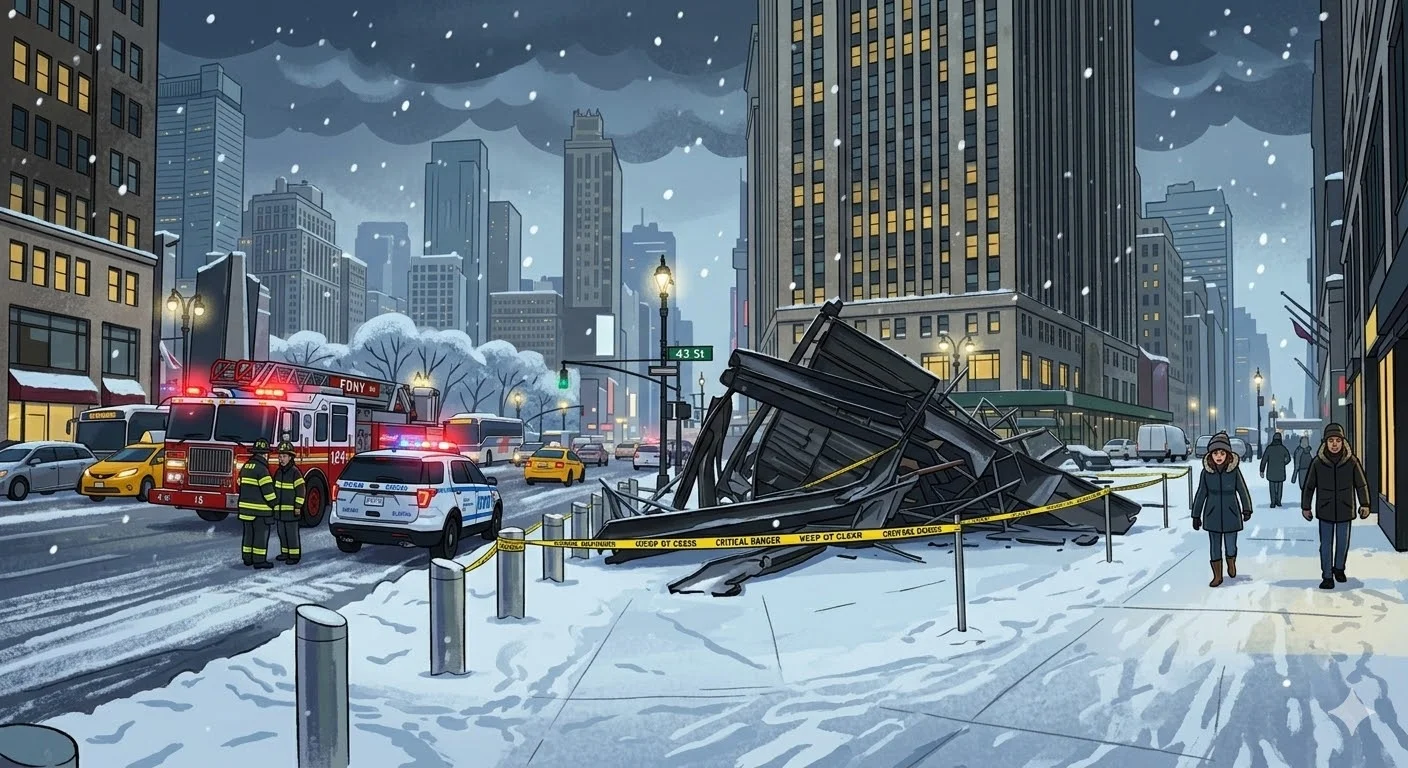 Winter Storms and Falling Debris in NYC