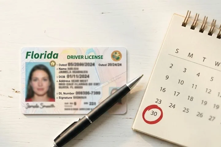 Change of Address Driving Licence Florida