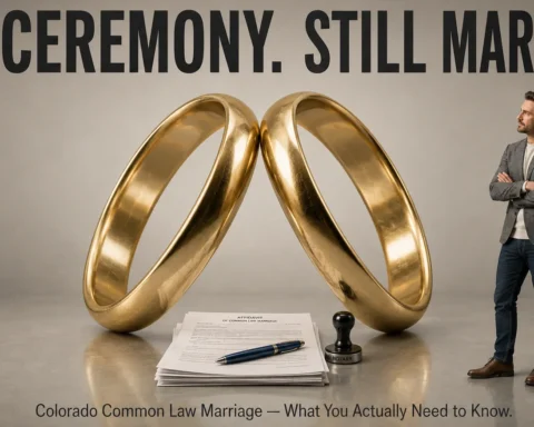 Colorado's Common Law Marriage Rules