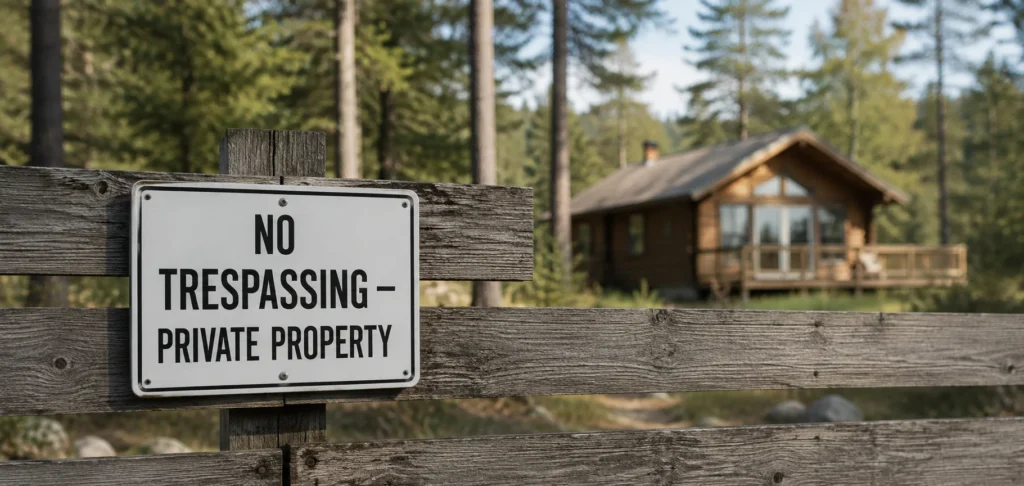 No Trespassing – Private Property