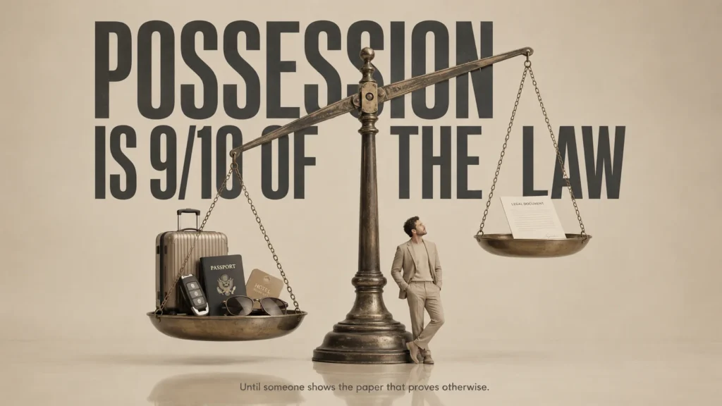 Possession is 9/10 of the Law