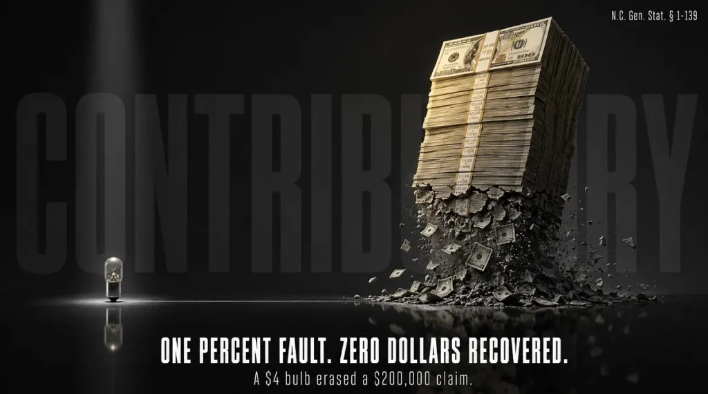 one percent fault zero dollar recovery