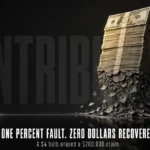 one percent fault zero dollar recovery