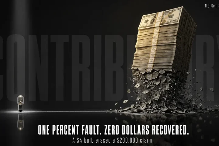 one percent fault zero dollar recovery