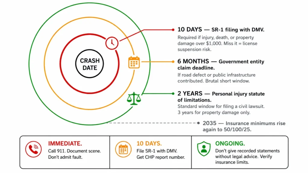 California's legal filing deadlines