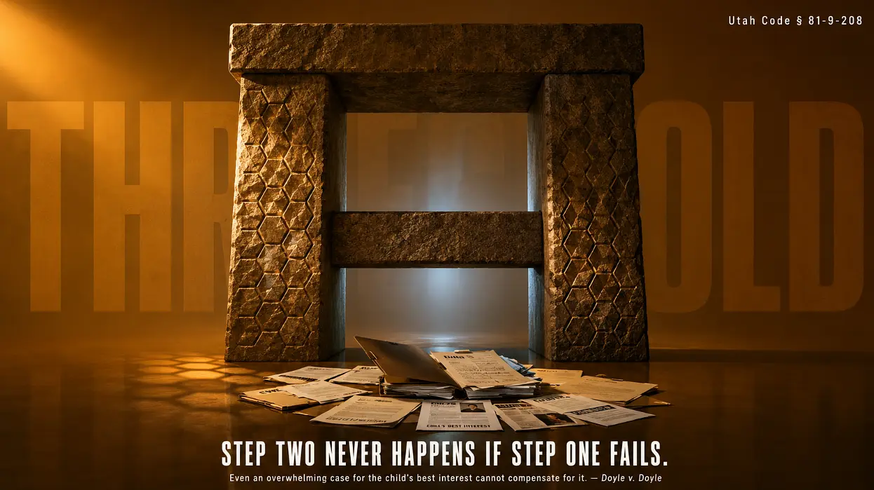 Utah's TwoStep Test and Why Most Modification Petitions Fail on Step One